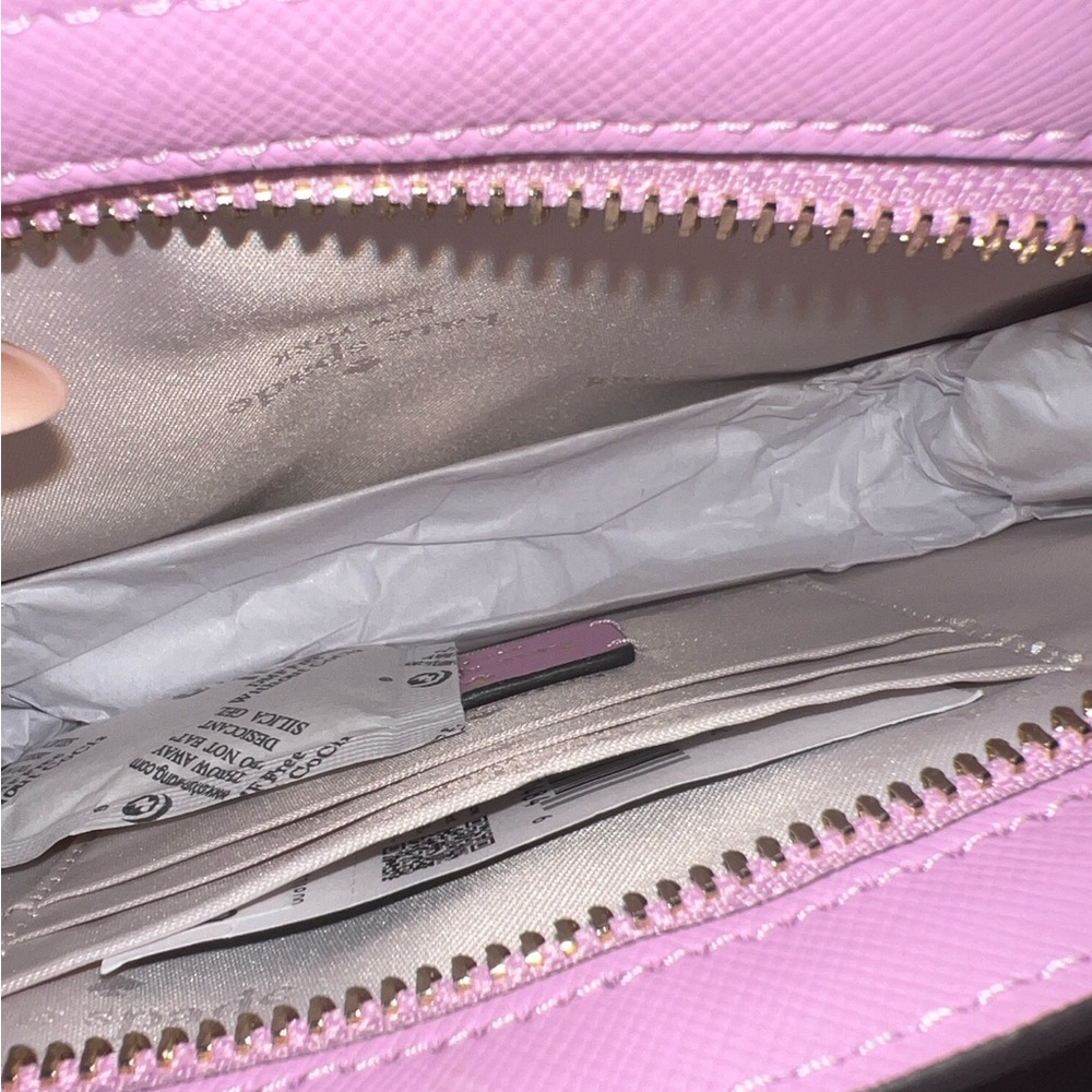 Kate Spade pochette saffiano leather berry cream - Picture 4 of 4
